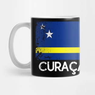Curacao Flag Vintage Mug